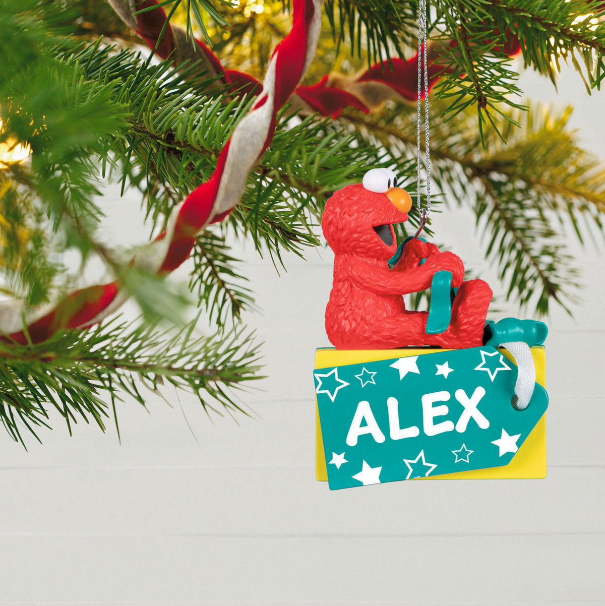 Sesame Street® A Gift From Elmo Personalized Ornament, Custom Text