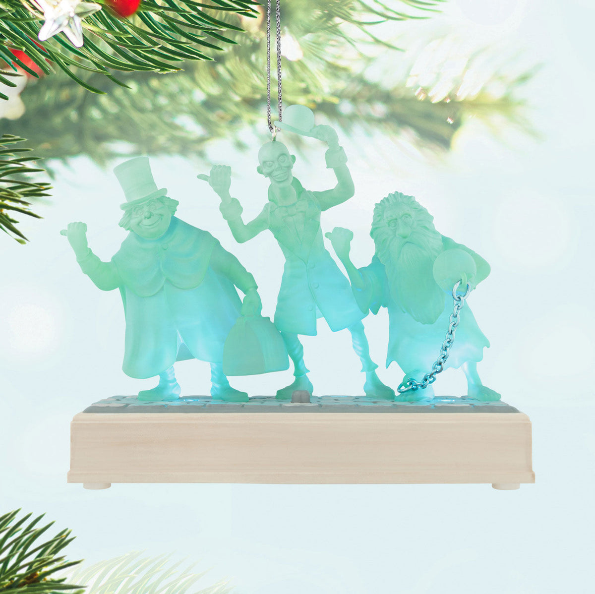 Disney The Haunted Mansion Collection The Hitchhiking Ghosts Ornament With Light and Sound
