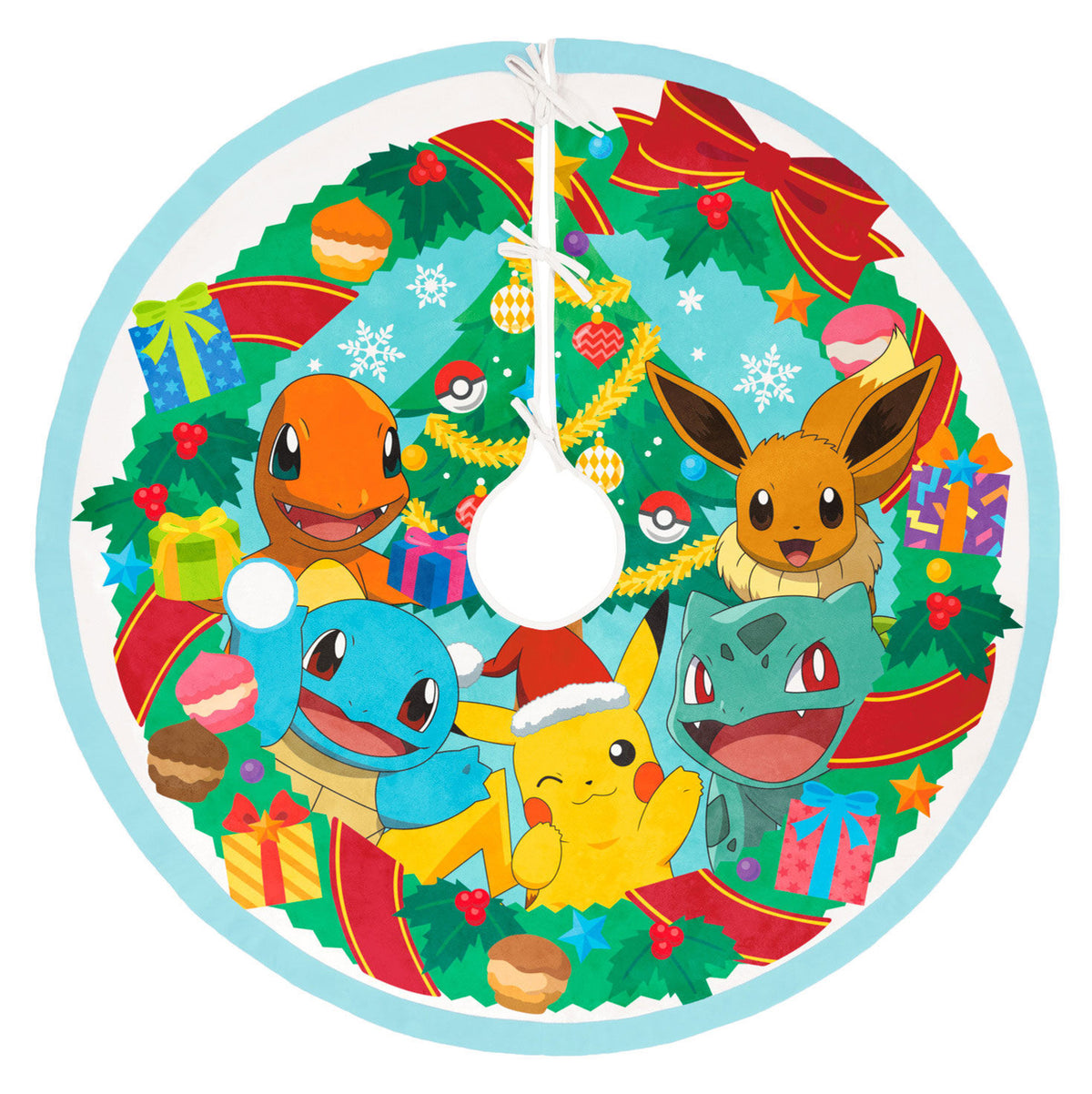 Pokémon Holiday Fabric Tree Skirt, 48"