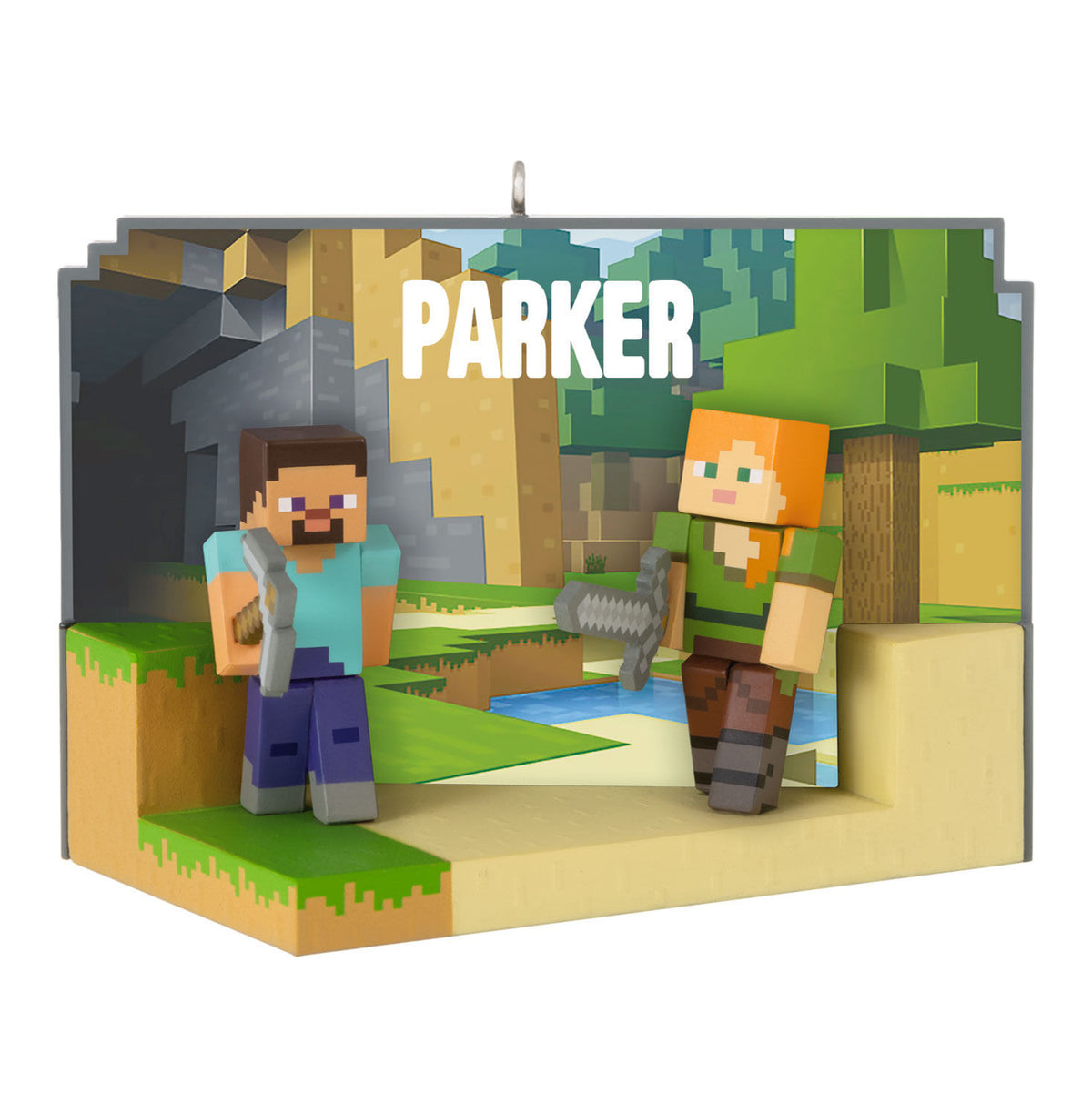 Minecraft My World Personalized Ornament, Custom Text
