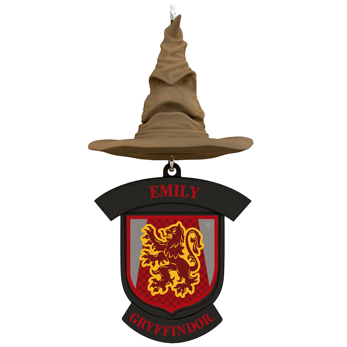 Harry Potter™ Sorting Hat Personalized Text Ornament, Gryffindor™