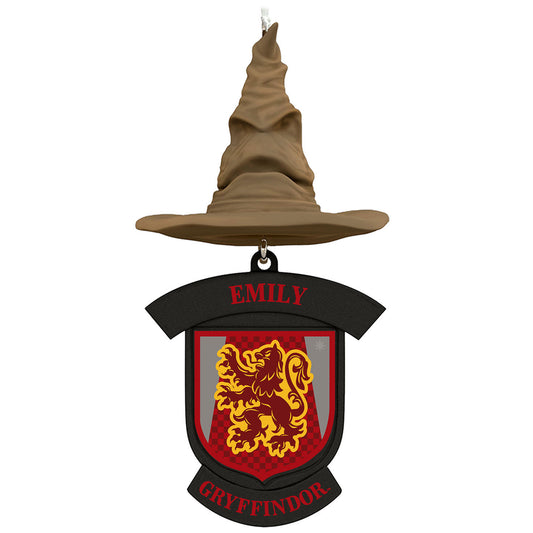 Harry Potter™ Sorting Hat Personalized Text Ornament, Gryffindor™