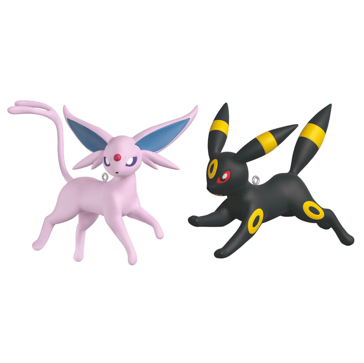 Pokémon Espeon and Umbreon Ornaments, Set of 2