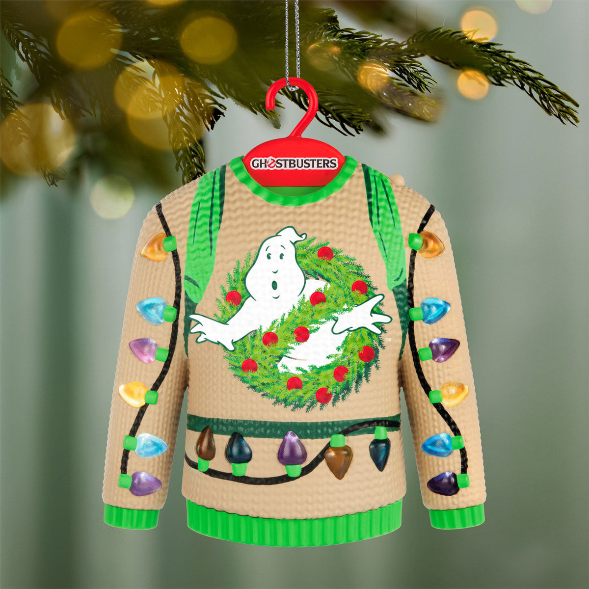 Ghostbusters™ "Light 'Em Up!" Ornament With Light and Sound
