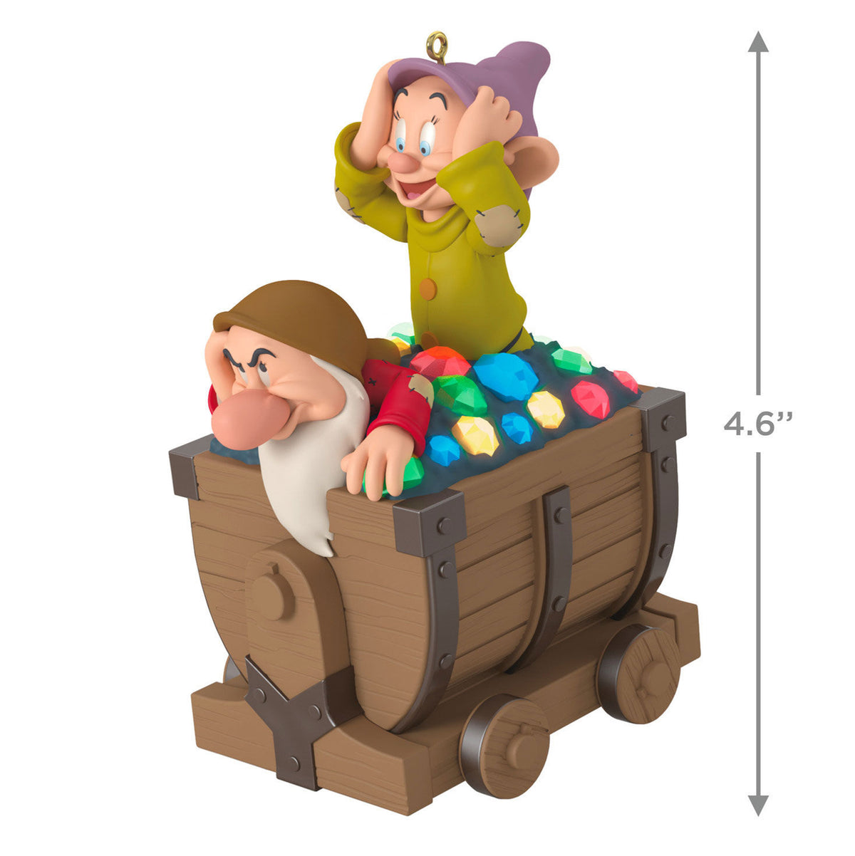Disney Snow White and the Seven Dwarfs Off We Go! Musical Ornament With Light